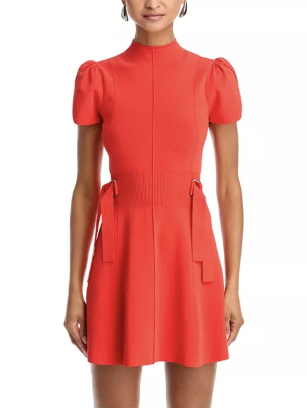 3.1 Phillip Lim Women's Compact Rib Tulip Dress in Poppy, Size XS, Mini, $650